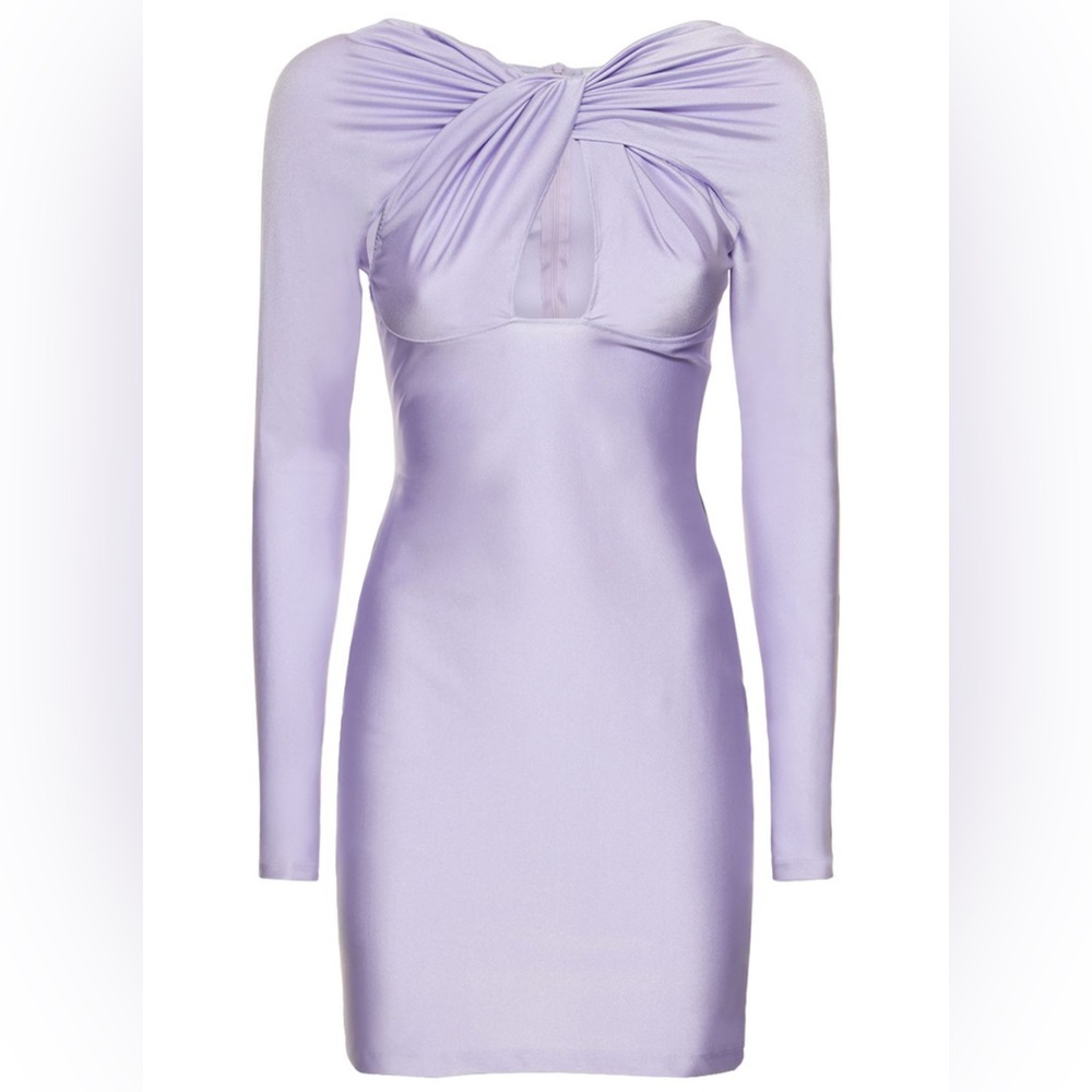 Coperni Twisted Cutout Jersey Mini Dress
